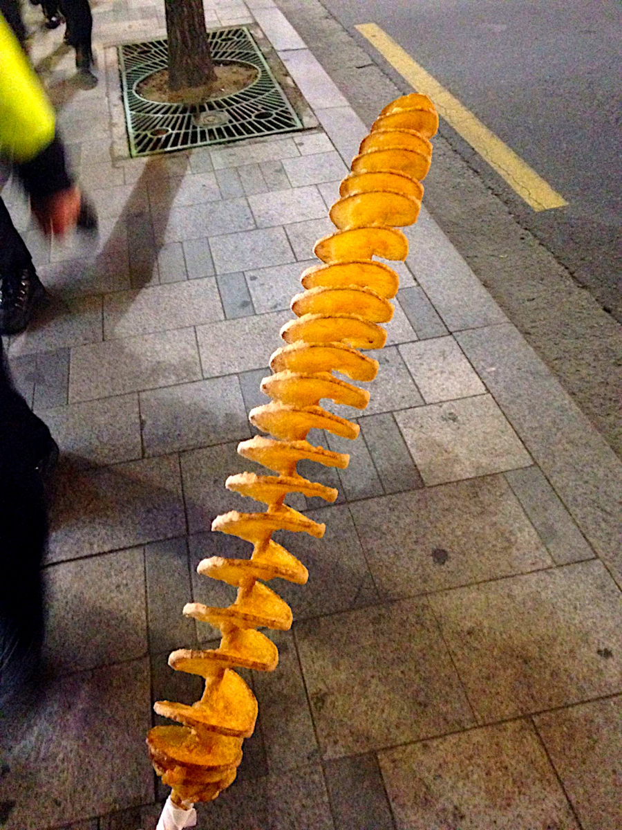 Korean tornado potato