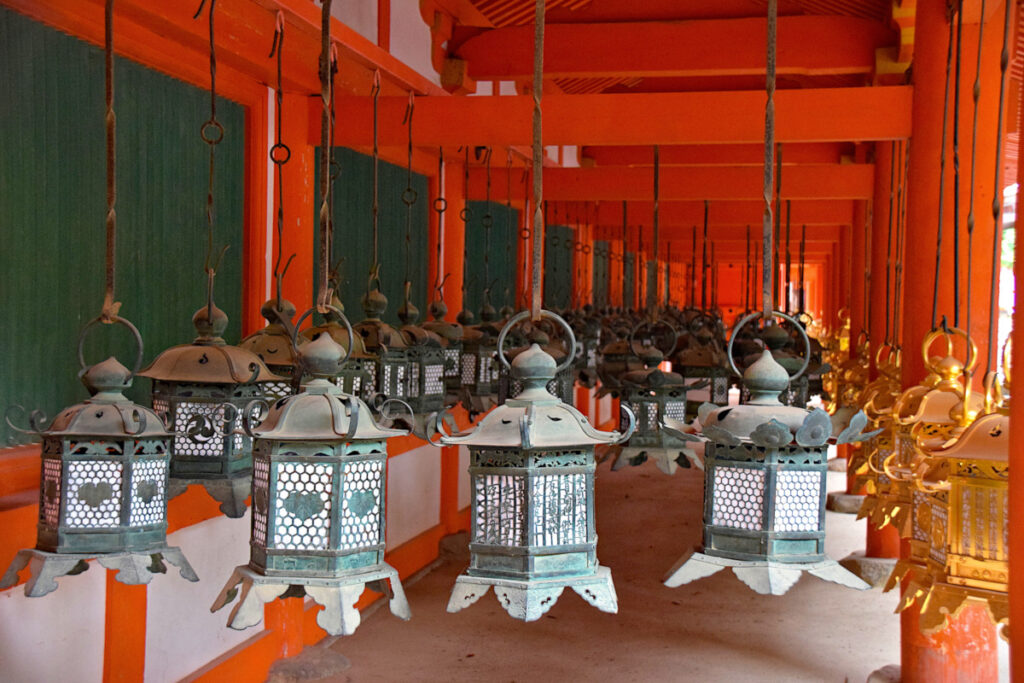 Shrine lanterns in Kasuga Taisha