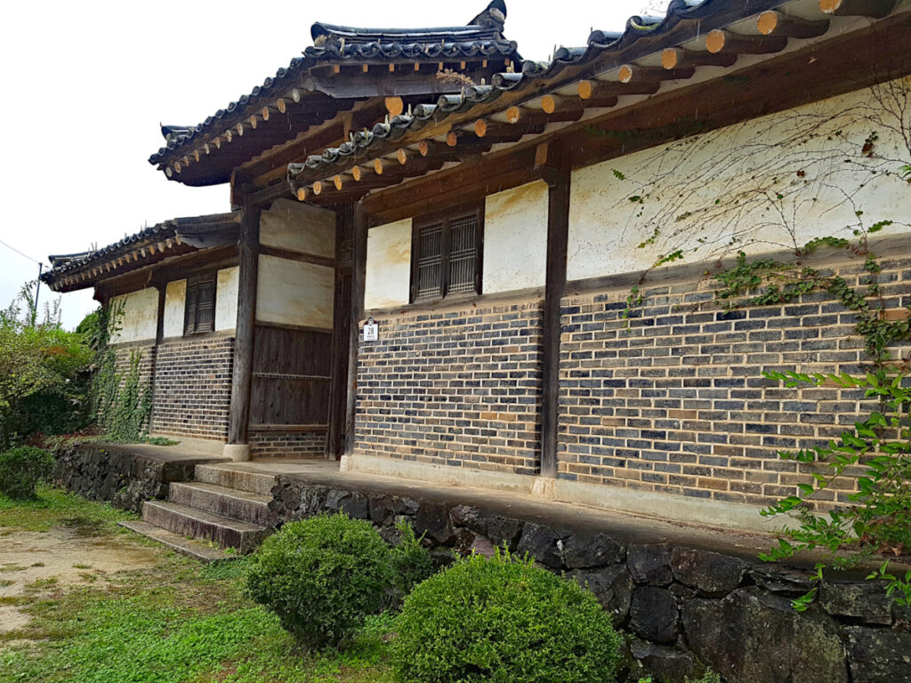 A traditional aristocrat house at at Hahoe Folk Village