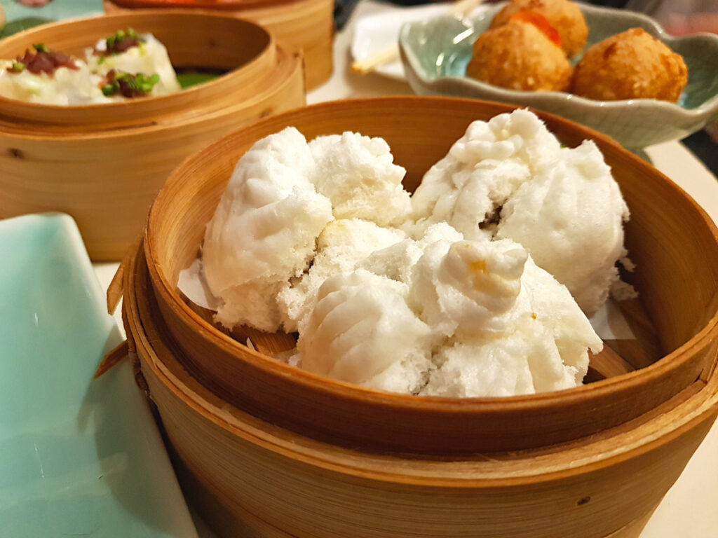 Fluffy char siu buns from Hakkasan