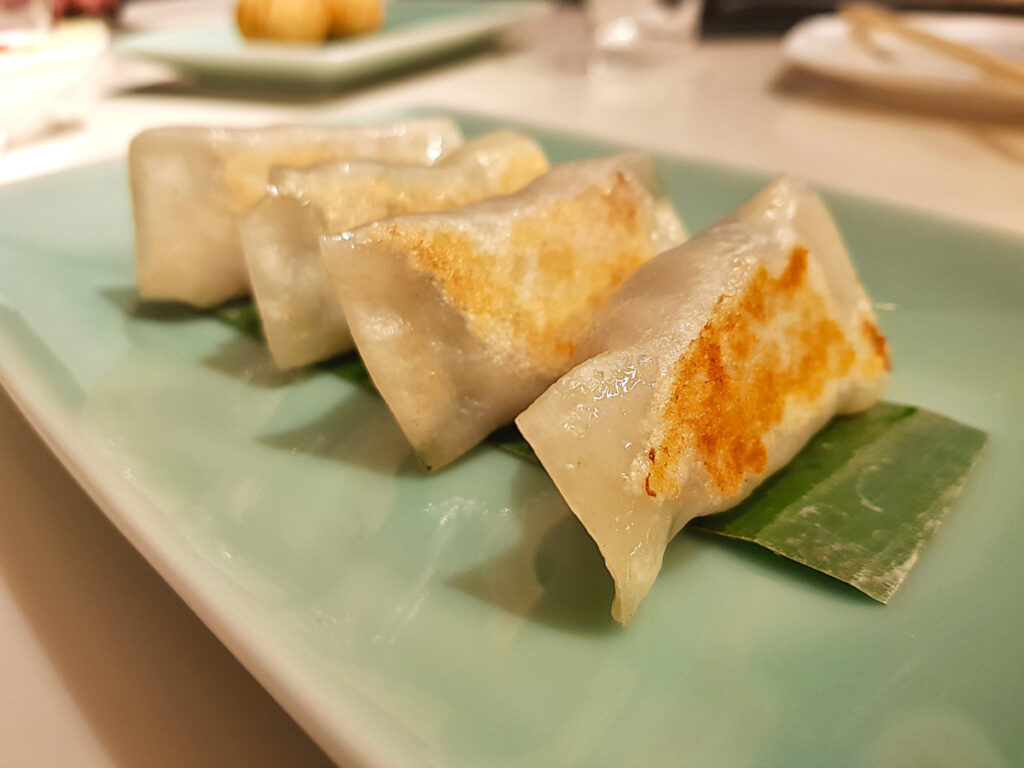Fried dumplings from Hakkasan