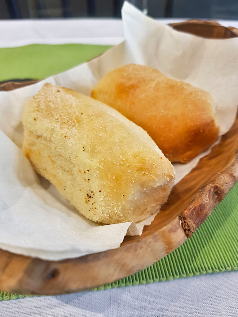 Pandesal from Romulo Cafe