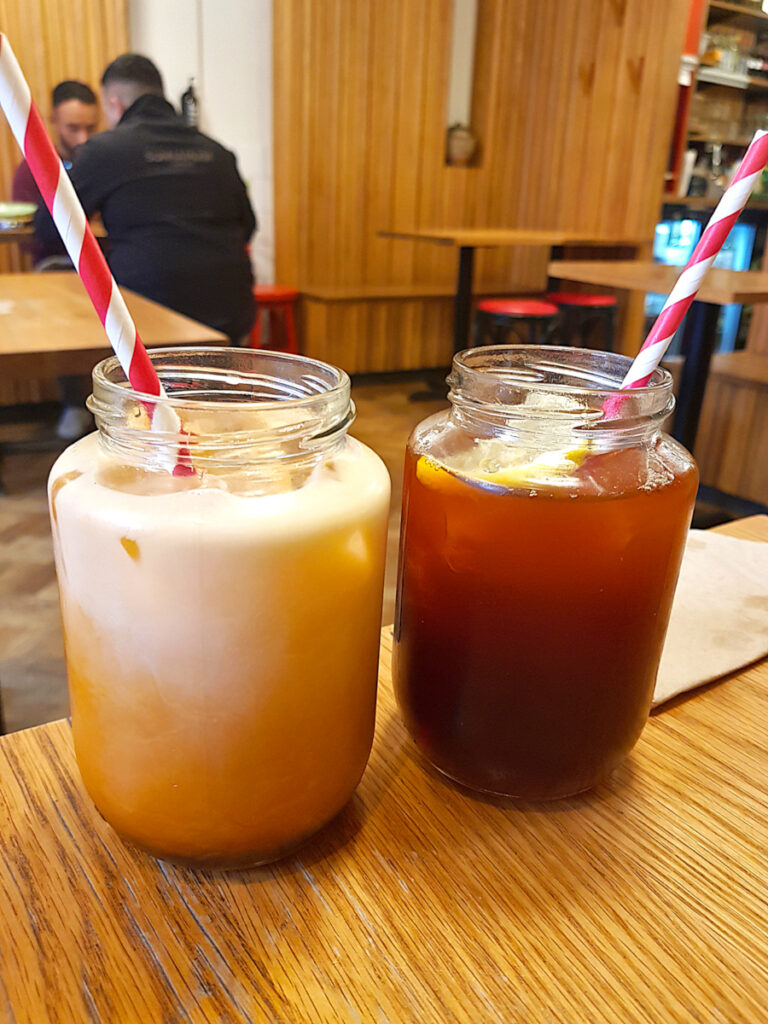 Thai tea from Rosa's