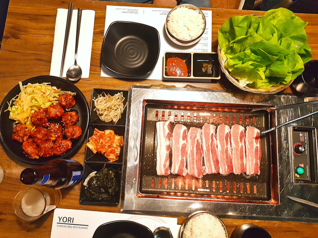 Korean barbecue at Yori in London