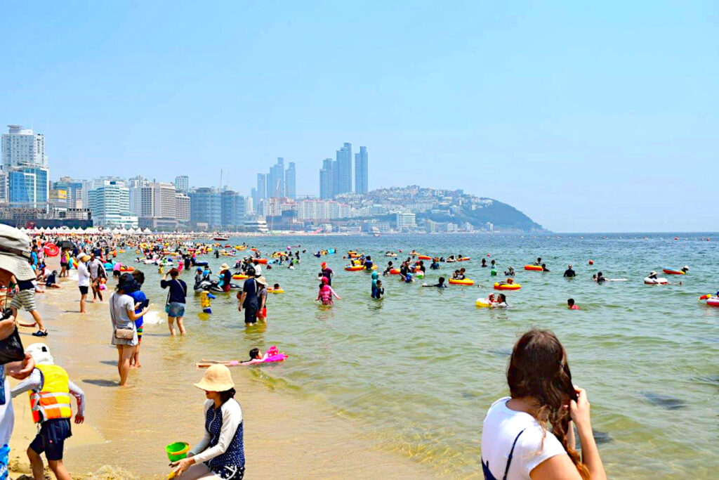 Haeundae Beach, Busan, South Korea water