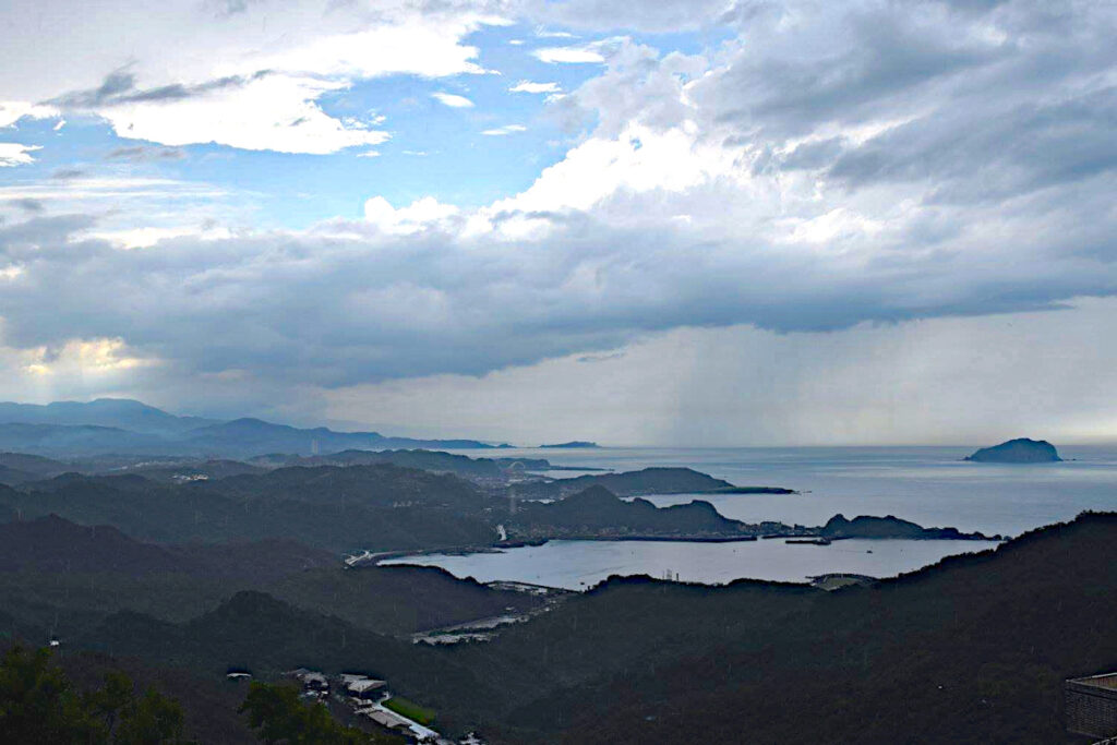 The northeastern coast of Taiwan from Jiufen