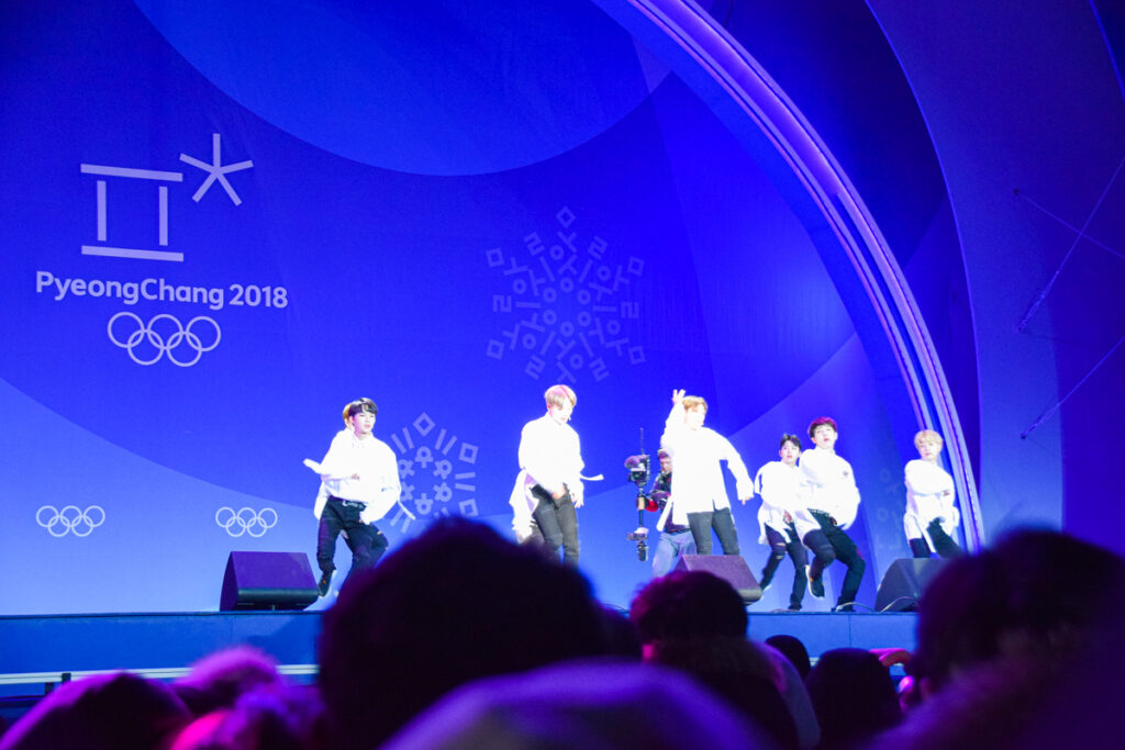 K-Pop performance at the PyeongChang Olympics