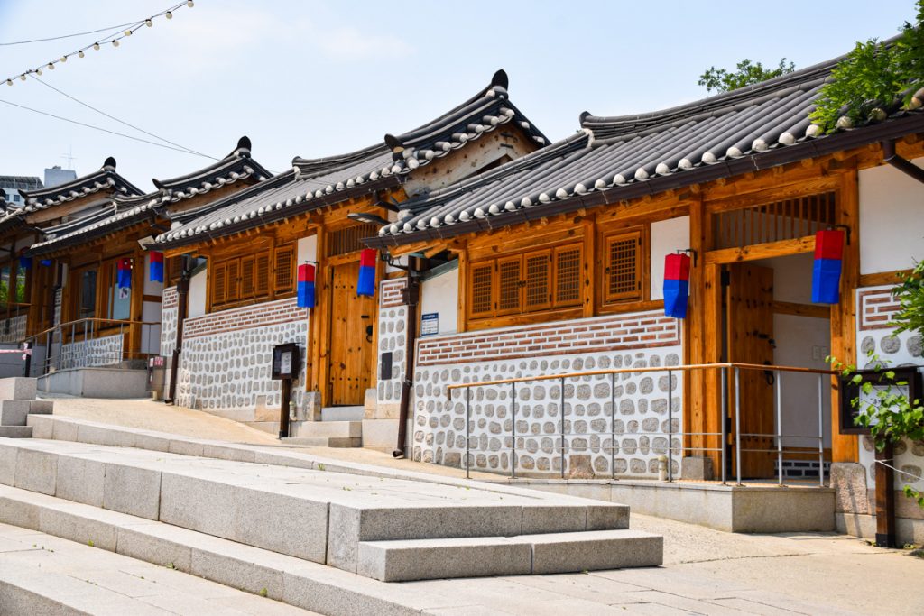 Hanok at Donuimun Museum Village in Seoul
