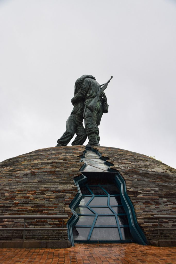 Statues at the War Memorial of Korea in Seoul