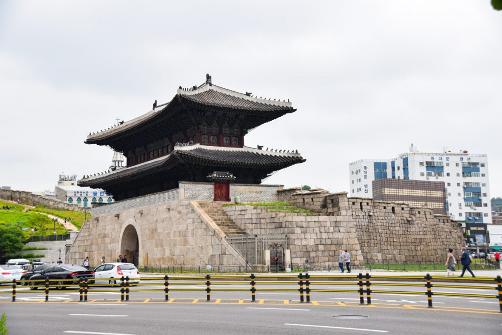 Dongdaemun Gate from the side